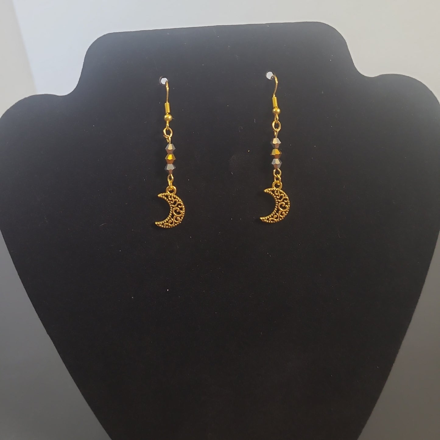 Quarter Moons Earrings.