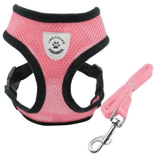 Mesh Puppy Pet Harness Small Dogs Cat Harness and