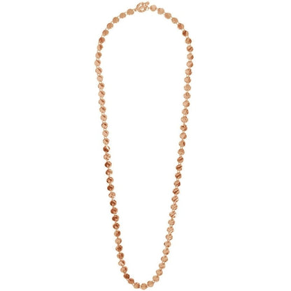 Mini coin long chain necklace