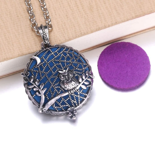 New Aroma Diffuser Necklace Open Silver Lockets