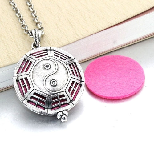 New Aroma Diffuser Necklace Open Silver Lockets