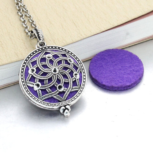 New Aroma Diffuser Necklace Open Silver Lockets