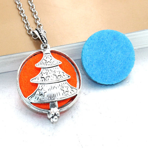 New Aroma Diffuser Necklace Open Silver Lockets