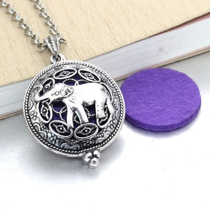 New Aroma Diffuser Necklace Open Silver Lockets