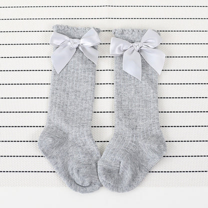 New Arrival Kids Socks Toddlers Girls Big Bow Knee