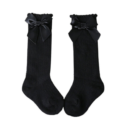 New Arrival Kids Socks Toddlers Girls Big Bow Knee