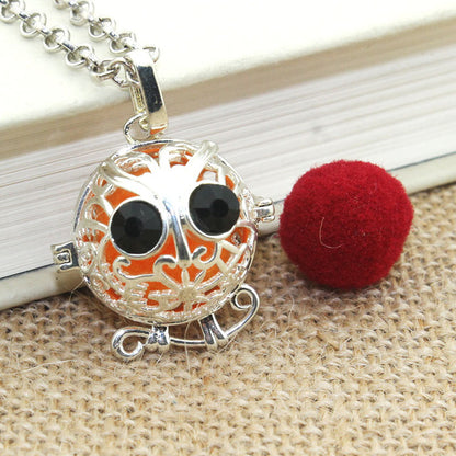 Owl Aromatherapy Diffuser Necklace Jewelry Perfume